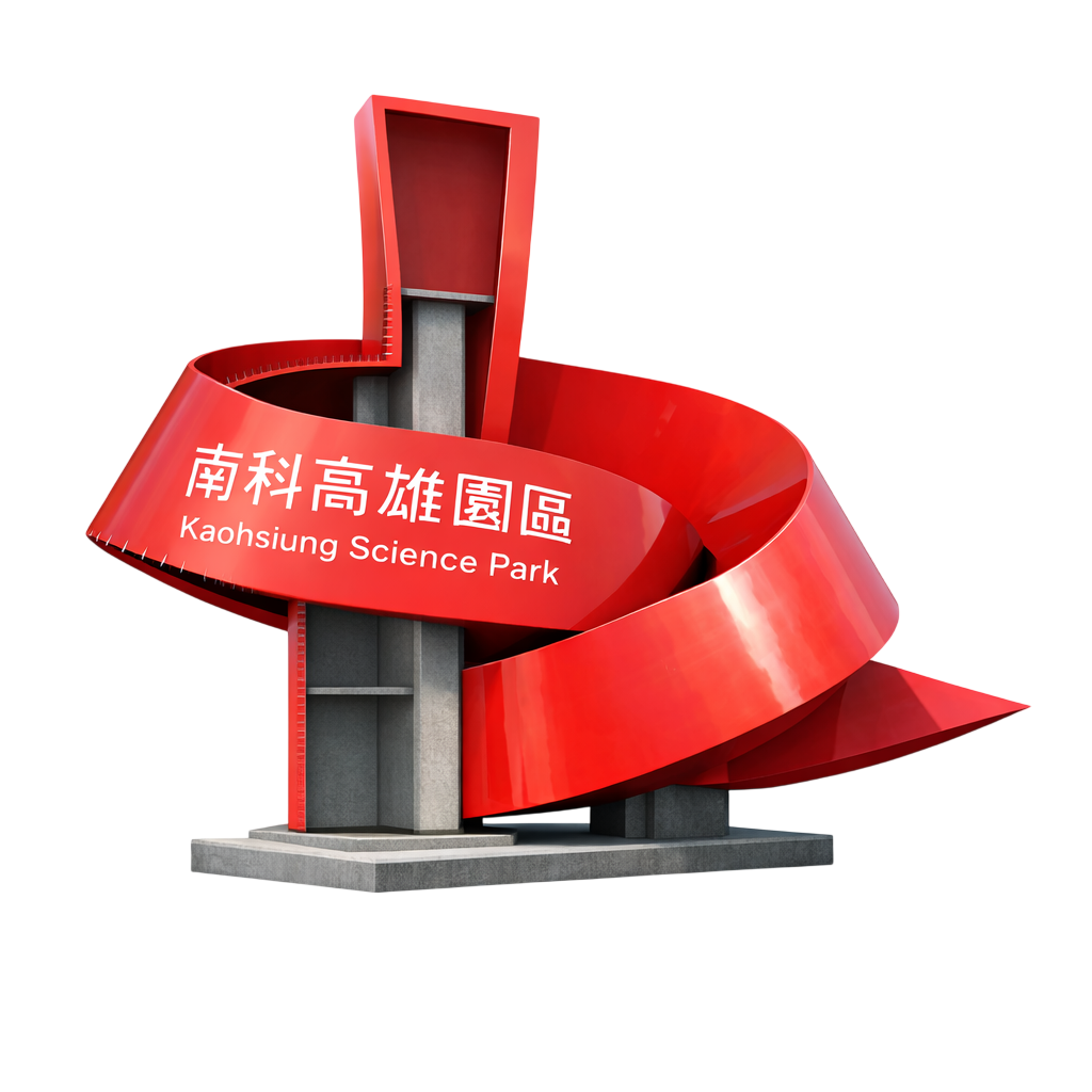 Illustration evoking technology infrastructure in Kaohsiung